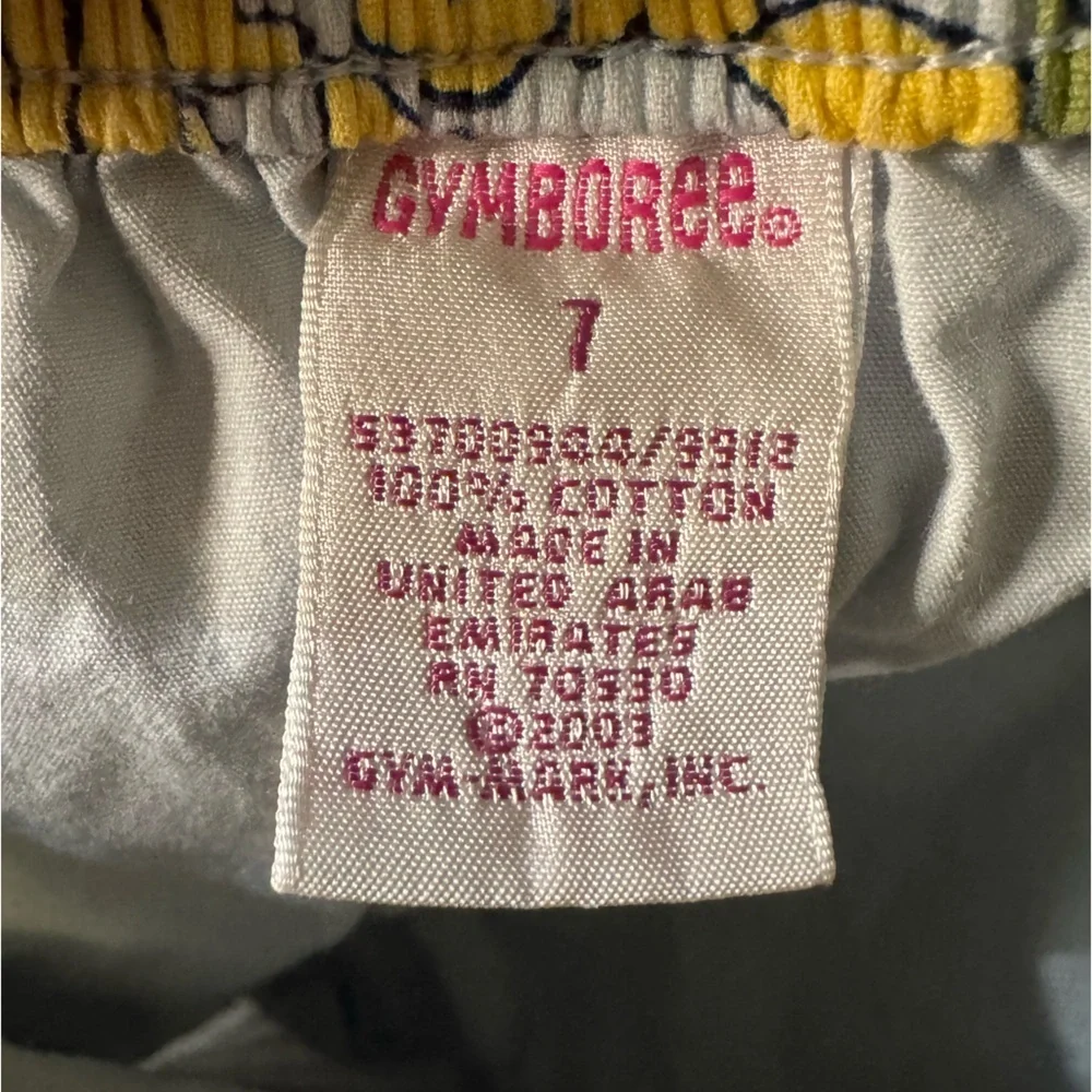 Vintage Y2K Gymboree 2003 Sunflower Skort Size 7
